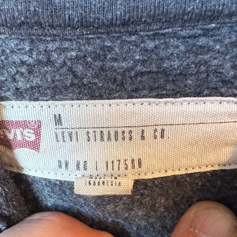 Levi's Charcoal Hoodie for‎ Men - Picture 2 of 4